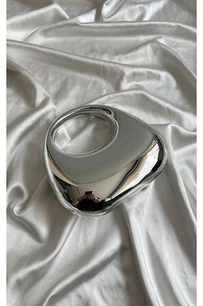 کیف مجلسی طوسی زنانه فلزی LEAUDER WOMEN - کد 930286379