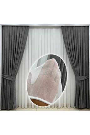 پرده توری نباتی ریل دار Helen Home - کد 930257962