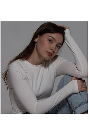 بادی نباتی زنانه پنبه ای PASTEL TEKSTİL - کد 921470857