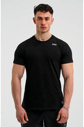 تیشرت مشکی مردانه یقه دوچرخه iac iron athletics club - کد 930285329