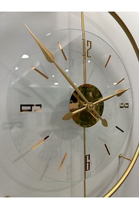 ساعت دیواری طلائی 50 * 75 MetaQuartz Aksesuar - کد 662762563