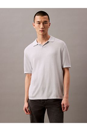 پلیور طوسی مردانه ساده Calvin Klein - کد 930423065