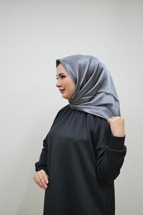 روسری طوسی ساتن HABİCH BUOTİQUE - کد 930309065