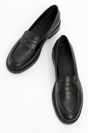 کفش کژوال مشکی زنانه چرم خالص GRADA - کد 926567898
