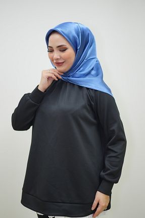 روسری آبی ساتن HABİCH BUOTİQUE - کد 930305549
