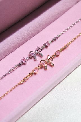 دستبند استیل (فولاد) طوسی زنانه استیل (فولاد) Harlofia Jewelry - کد 929125605
