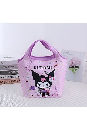 کیف مدرسه بنفش بچه گانه پارچه ای KumOziShop - کد 930317575