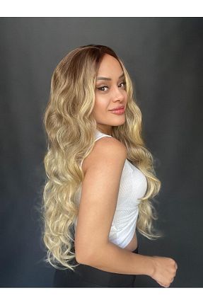 کلاه گیس زرد زنانه Suzan Peruk - کد 930309033