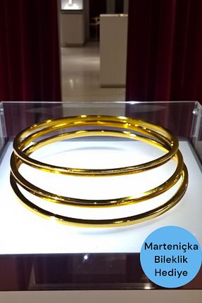 دستبند استیل (فولاد) زرد زنانه استیل (فولاد) katilus - کد 917775481