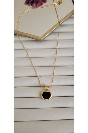 گردنبند استیل ( فولاد ) مشکی استیل ضد زنگ YİĞİTKARANAKSESUAR - کد 930331609