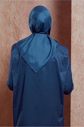 روسری سرمه ای پلی استر Alvina - کد 829158826