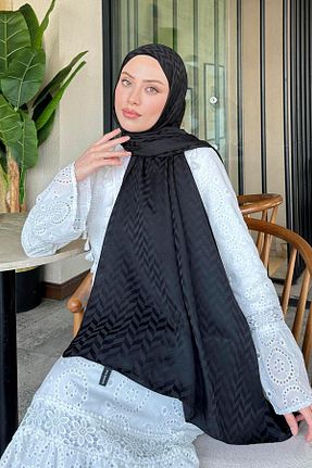 شال مشکی زنانه lamelif - کد 930343915