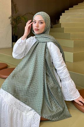 شال سبز زنانه lamelif - کد 930343930