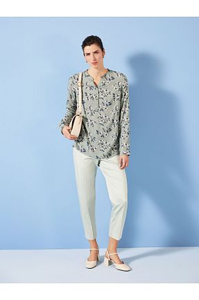 شلوار سبز زنانه پاچه تنگ LC Waikiki - کد 930347281