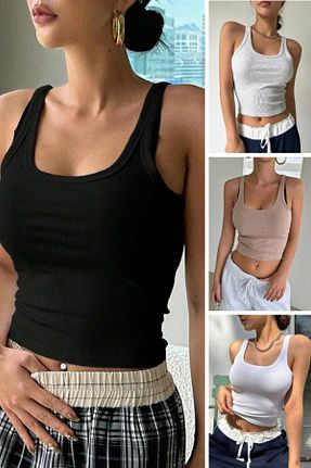 بلوز مشکی زنانه ساده YESENİA - کد 930347724