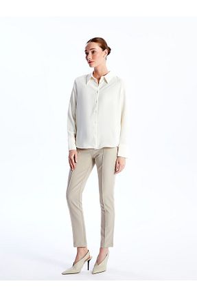 شلوار بژ زنانه پاچه تنگ LC Waikiki - کد 930347611