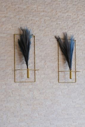 ساعت دیواری طلائی 60 * 80 MetaQuartz Aksesuar - کد 774074299