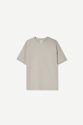 تیشرت قهوه ای مردانه رگولار Bershka - کد 930360227