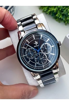 ساعت مچی مشکی مردانه 41-45 میلی متر S.POLO - کد 380034312