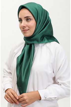 روسری سبز پلی استر sefamerve - کد 837976906