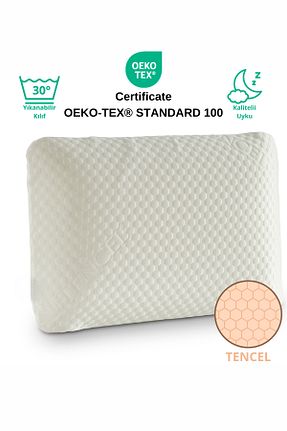 بالش سفید پلی استر ویسکوز پنبه Rudu - کد 900844033