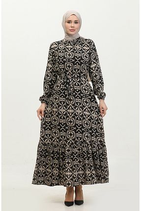 لباس حجاب مشکی زنانه Relaxed sefamerve - کد 833411418