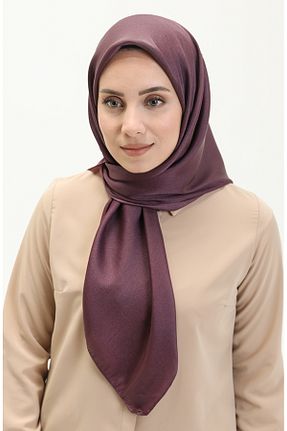 روسری بنفش پلی استر sefamerve - کد 846174829