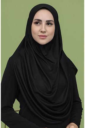 روسری مشکی پلی استر sefamerve - کد 837976551