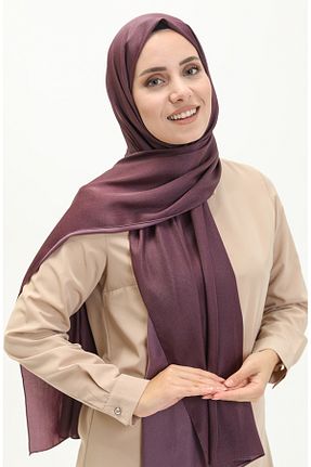روسری بنفش 70 * 180 sefamerve - کد 837977425