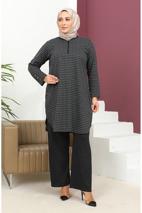 ست بالاتنه و پائین تنه حجاب مشکی زنانه Relaxed sefamerve - کد 836068390