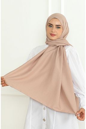 روسری قهوه ای پنبه ای sefamerve - کد 857830676