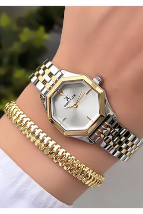 ساعت مچی طلائی زنانه 26-30 میلی متر Daniel Klein - کد 867567827