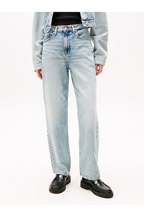 شلوار جین سرمه ای زنانه پاچه ساده Tommy Hilfiger - کد 930367996