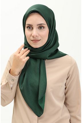 روسری سبز پلی استر sefamerve - کد 837976009