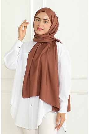 روسری زرشکی 70 * 180 sefamerve - کد 860813894