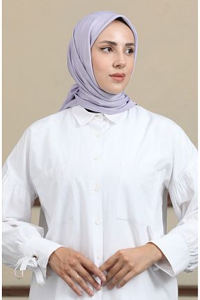 روسری بنفش 100 x 100 sefamerve - کد 850487226
