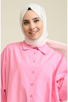 روسری سفید پنبه پلی استر sefamerve - کد 848427877