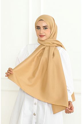 روسری قهوه ای پنبه ای sefamerve - کد 857830046