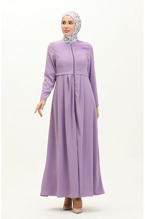کلاه و ابایا بنفش زنانه پلی استر sefamerve - کد 841654853
