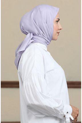 روسری بنفش 100 x 100 sefamerve - کد 850487226