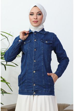 کت سرمه ای زنانه Relaxed sefamerve - کد 834609552