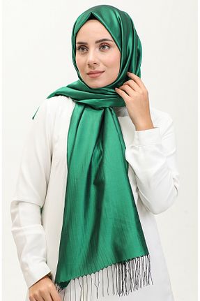 روسری سبز 70 * 180 sefamerve - کد 837976125