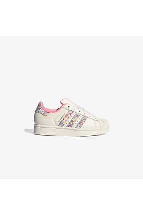 کفش اسنیکر سفید بچه گانه بند دار adidas - کد 924105321