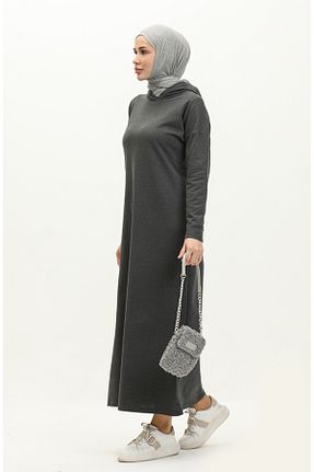 لباس حجاب طوسی زنانه Relaxed sefamerve - کد 833371231