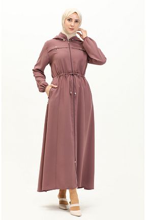کلاه و ابایا صورتی زنانه بافتنی sefamerve - کد 833374636