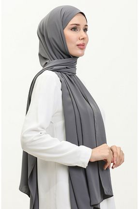 روسری طوسی 70 * 180 sefamerve - کد 841205688