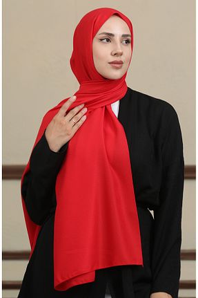 روسری قرمز 70 * 180 sefamerve - کد 849623227