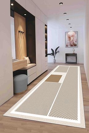 کناره بژ پلی استر Hülya Home - کد 901603112