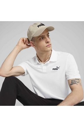 پولوشرت سفید مردانه پنبه ای Puma - کد 896806458