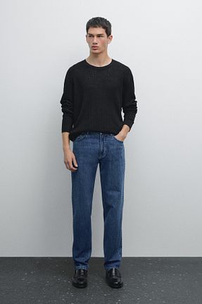 شلوار جین آبی مردانه پنبه ای Massimo Dutti - کد 922374379